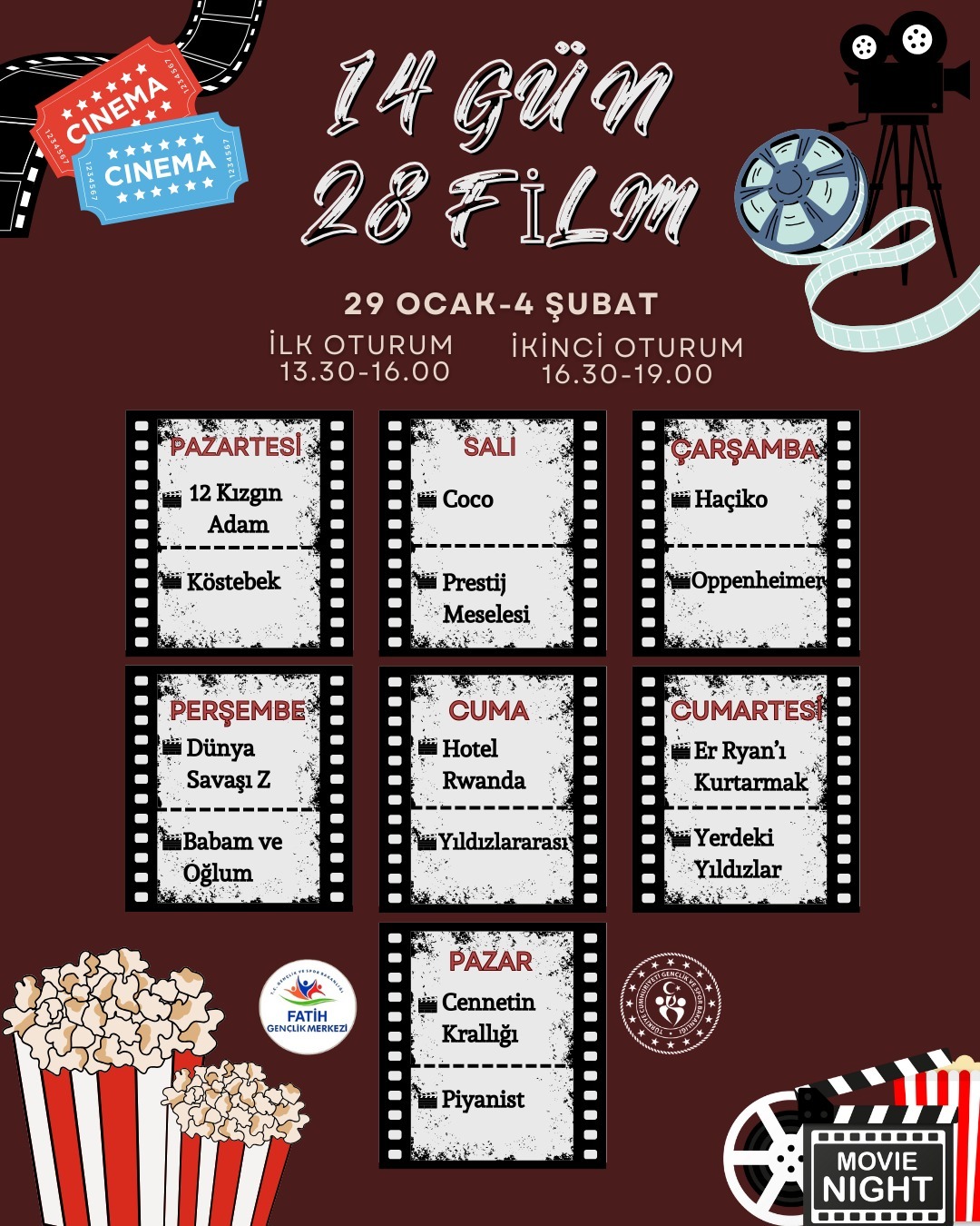 GENÇLİK VE SPOR BAKANLIĞI - Film Gösterimi